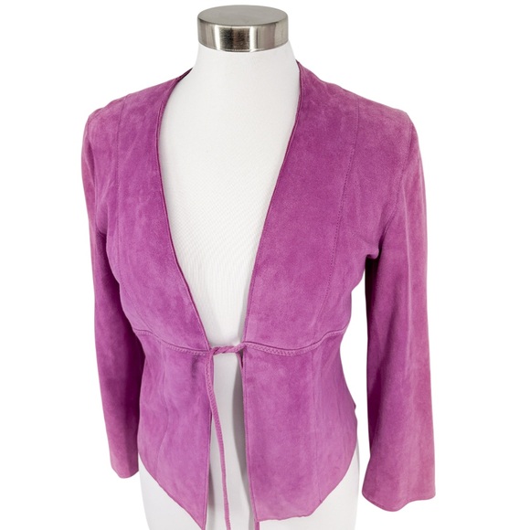 Carlisle Women's Violet Suede Blazer Size 2 - Picture 1 of 16
